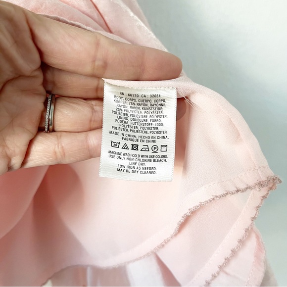 Anthropologie Floreat Light Pink Blouse - Picture 5 of 8